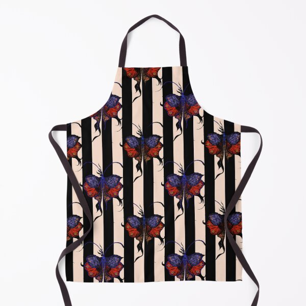 Item preview, Vintage Gothic Butterfly Stripe Pattern designed and sold by VirtuallyCreativ .