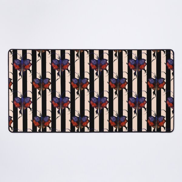Item preview, Vintage Gothic Butterfly Stripe Pattern designed and sold by VirtuallyCreativ .
