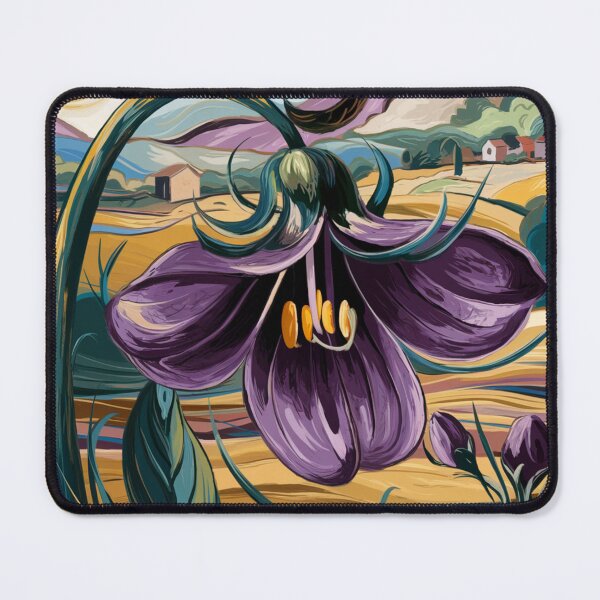 Item preview, Fritillary flower in style Van Gogh. designed and sold by elegantpaterns.