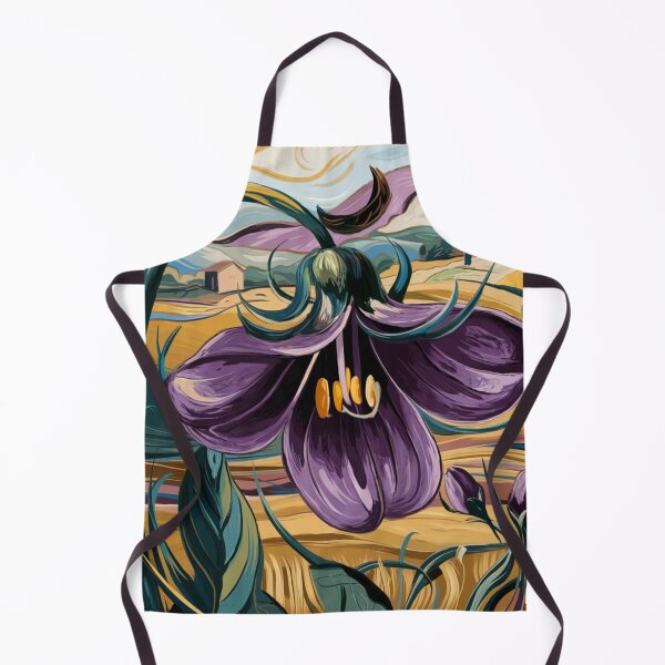 Item preview, Fritillary flower in style Van Gogh. designed and sold by elegantpaterns.