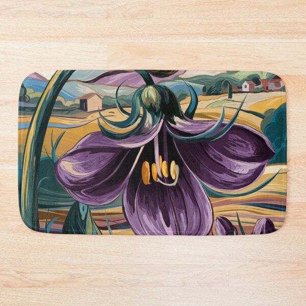 Item preview, Fritillary flower in style Van Gogh. designed and sold by elegantpaterns.