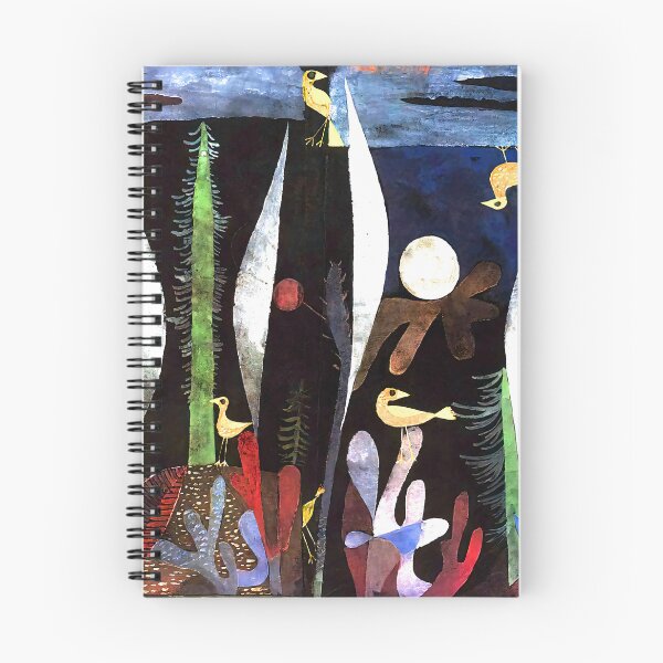 Aperçu de l'œuvre Paul Klee - Paysage aux oiseaux jaunes créée et vendue par Jon-Baran.