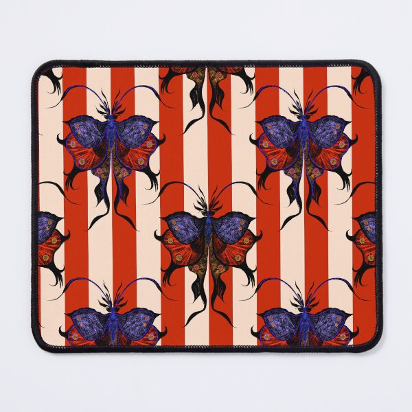 Item preview, Vintage Gothic Butterfly Stripe Pattern designed and sold by VirtuallyCreativ .