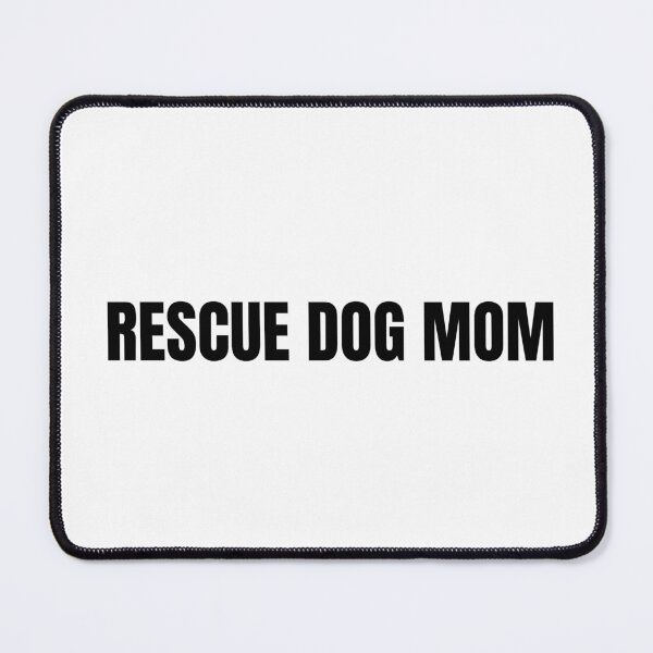 Item preview, Rescue Dog Mom Typography Design designed and sold by ModernMoodCo.