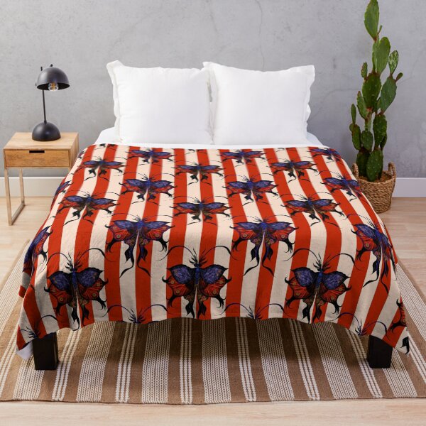 Item preview, Vintage Gothic Butterfly Stripe Pattern designed and sold by VirtuallyCreativ .