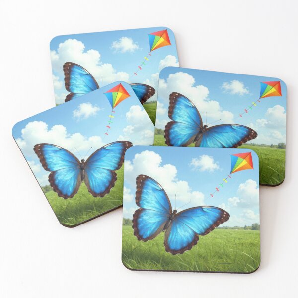 Item preview, Morpho Butterfly Flying a Kite designed and sold by Maria Dryfhout.