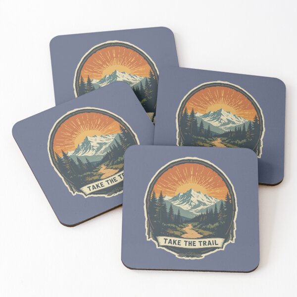 Item preview, Take the Trail: Vintage Mountain Adventure designed and sold by Endless7Art.