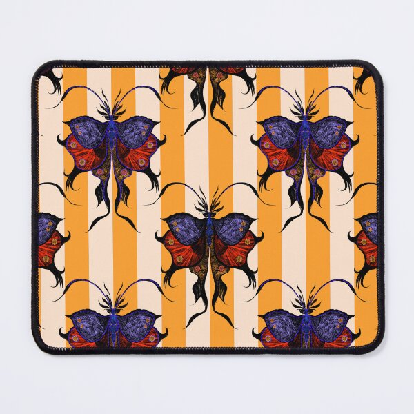 Item preview, Vintage Gothic Butterfly Stripe Pattern designed and sold by VirtuallyCreativ .