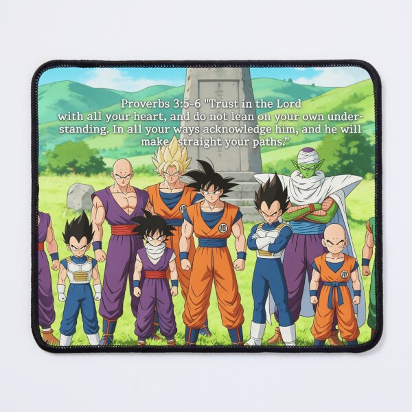 Item preview, Dragonball Z and Proverbs 3:5-6 designed and sold by LeagueHeavenGG.