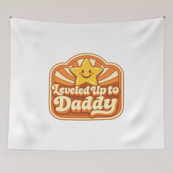 Item preview, Leveled Up to Daddy – Retro Gaming Father’s Day  designed and sold by LuveraxArt.