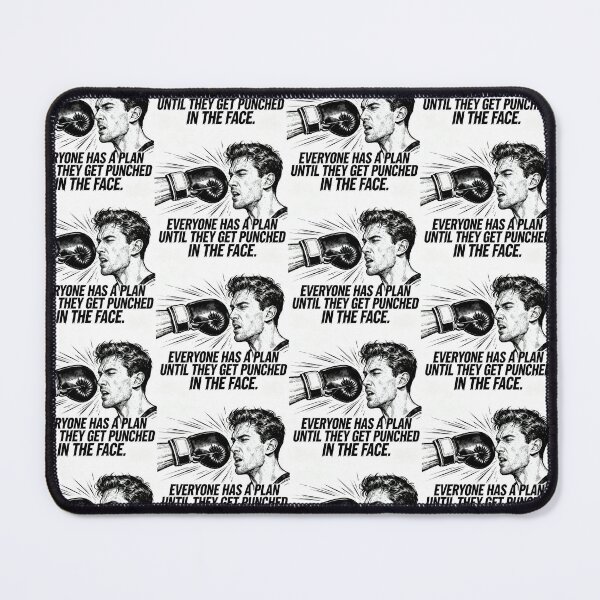 Item preview, Mike Tyson Inspired - Everyone Has a Plan Until They Get Punched in the Face – Boxing Motivation Black and White Art, Knockout Fighter Poster, Combat Sports Quote Design, Colourful designed and sold by Donsean22.