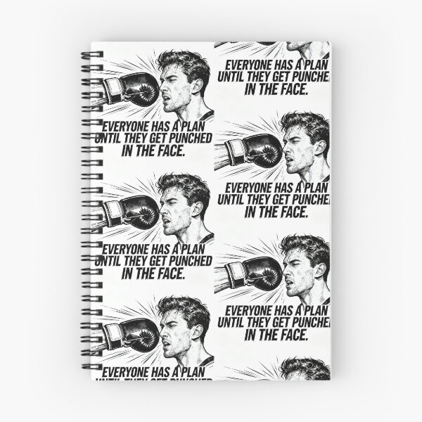 Item preview, Mike Tyson Inspired - Everyone Has a Plan Until They Get Punched in the Face – Boxing Motivation Black and White Art, Knockout Fighter Poster, Combat Sports Quote Design, Colourful designed and sold by Donsean22.