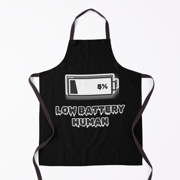 Item preview, Low Battery Human Shirt – Funny Energy Tee designed and sold by DesignTeamHub.