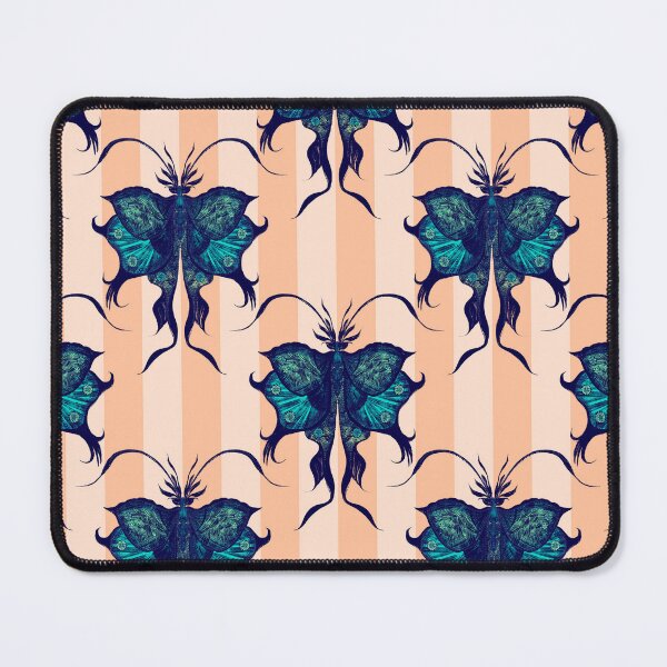 Item preview, Vintage Gothic Butterfly Stripe Pattern designed and sold by VirtuallyCreativ .