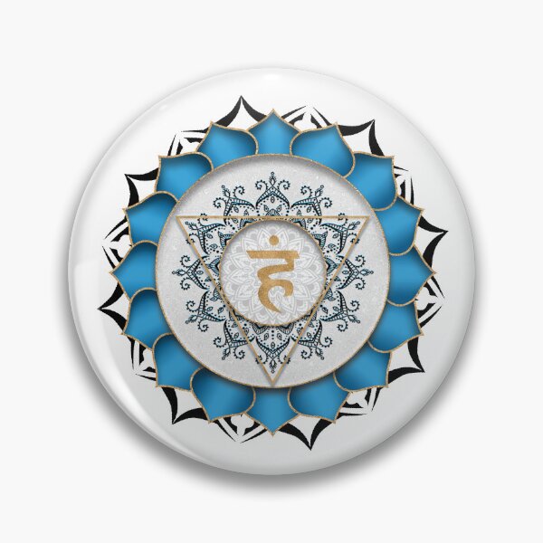 Item preview, Throat Chakra Symbol Communication Energy Design designed and sold by TeeGals.