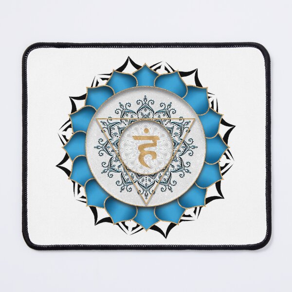 Item preview, Throat Chakra Symbol Communication Energy Design designed and sold by TeeGals.