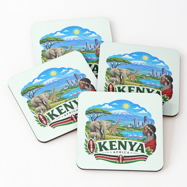 Item preview, Kenya, Africa Safari Wildlife designed and sold by Myra365Art.