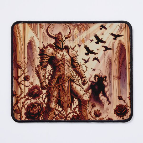 Item preview, Dark Gothic Art &amp; Fine Art Prints (1:1 Square Posters) designed and sold by Cyber-ART-Studio.