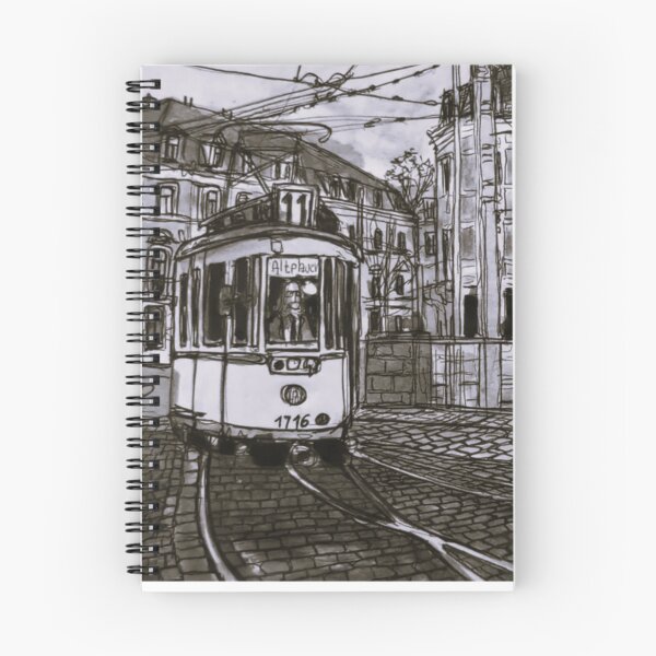 Item preview, Historic tram at the Dresden Tram Museum – Trachenberger Platz - Ink Urban Sketch designed and sold by UMA Urban Sketch.