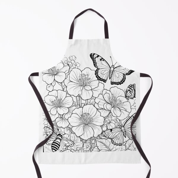 Item preview, Butterflies, Flowers, and Bees designed and sold by ROSENDE ART HOUSE.