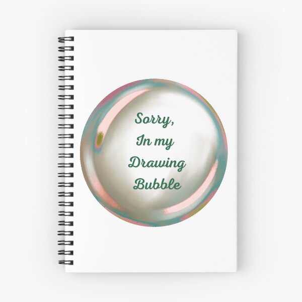 Item preview, Lo siento, en mi burbuja de dibujo designed and sold by serenebookworm.