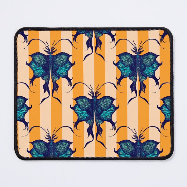Item preview, Vintage Gothic Butterfly Stripe Pattern designed and sold by VirtuallyCreativ .