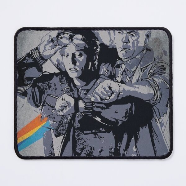Item preview, Back to the Future Vintage: Retro 80s Time Machine Sci-Fi Fan Art designed and sold by benja-08.