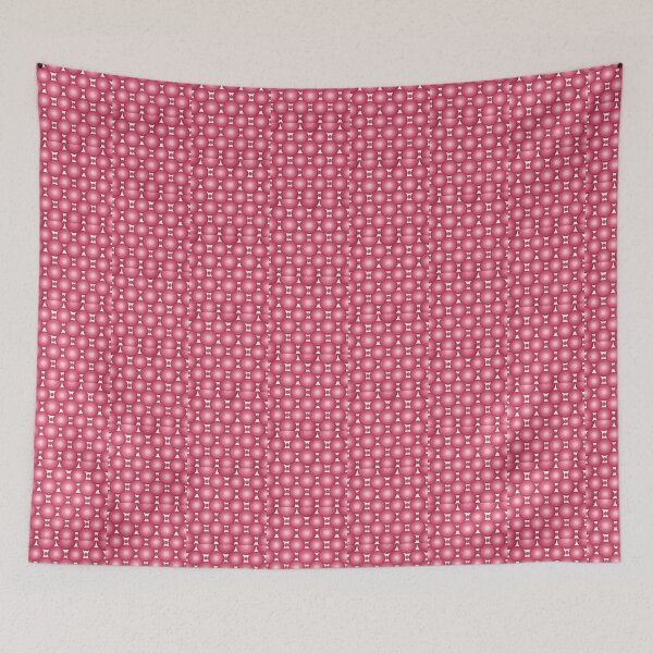 Item preview, Pink Red Concentric Circles Pattern, Retro Geometric Wall Art, Mid Century Modern Abstract Design, Vibrant Pink Home Decor designed and sold by Hookesmode.