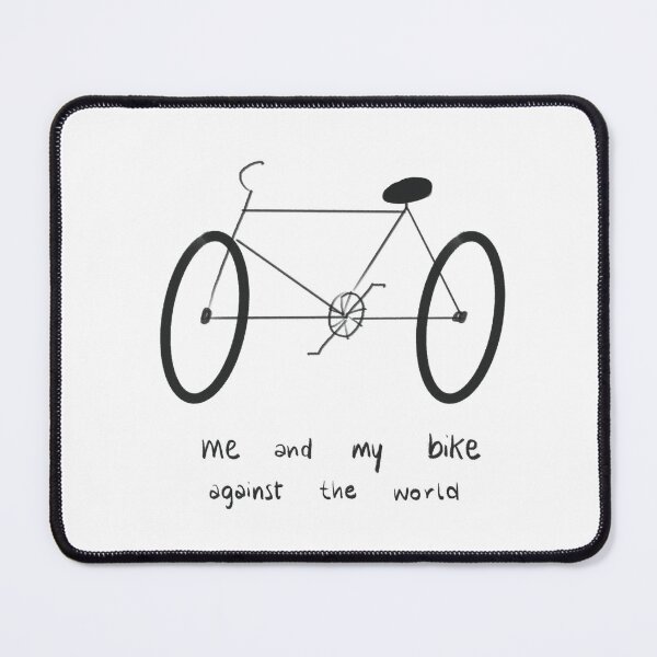 Item preview, me and my bike against the world designed and sold by gstringher.