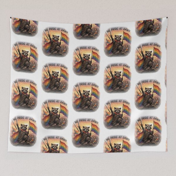 Item preview, We Pride At Dawn - LGBTQ Rainbow Fantasy Hero designed and sold by Cutie Galore.