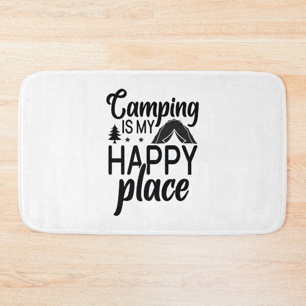 Item preview, Camping Is My Happy Place - Cute Mountain Nature Hiking Outdoor Forest Camper Gift designed and sold by FuzionRaptor.