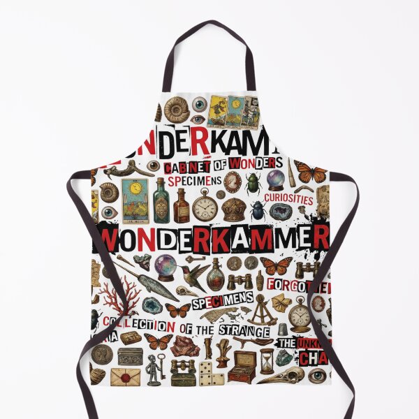 Item preview, Wunderkammer Cabinet of Wonders Vintage Collage Art - Collection of the Strange Gothic Decor, Oddities and Curiosities Specimen Print designed and sold by afarkar.
