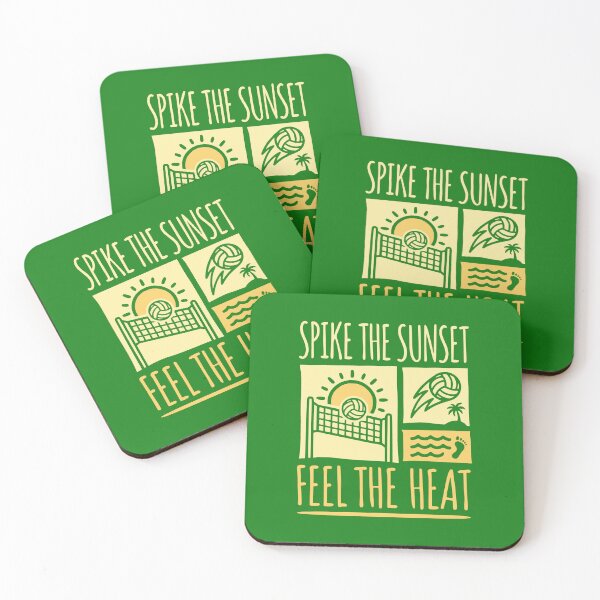 Item preview, Spike The Sunset Beach Volleyball Summer designed and sold by AnAzArt.