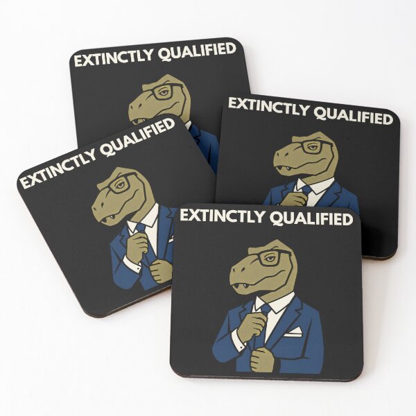 Item preview, Extinctly Qualified Business Dinosaur T Rex designed and sold by Lyfeinsights.