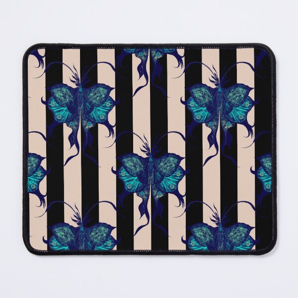 Item preview, Vintage Gothic Butterfly Stripe Pattern designed and sold by VirtuallyCreativ .