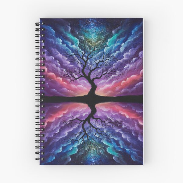 Item preview, Lone Tree Galaxy Sky Art designed and sold by OandSDesigns23.