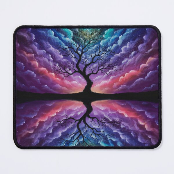 Item preview, Lone Tree Galaxy Sky Art designed and sold by OandSDesigns23.