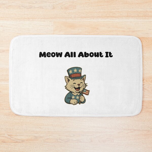 Item preview, Meow All About It Funny Cat Lover News Design designed and sold by Dreamsartistry.