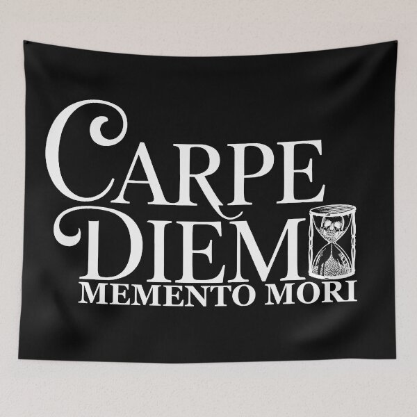 Item preview, Memento Mori - Seize The Day - Latin Phrase Carpe Diem designed and sold by Alexaltay.