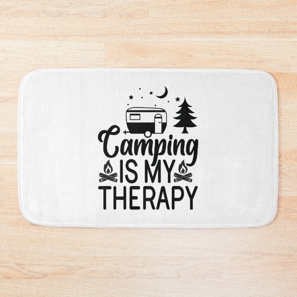 Item preview, Camping Is My Therapy - Cute Mountain Nature Hiking Outdoor Forest Camper Gift designed and sold by FuzionRaptor.