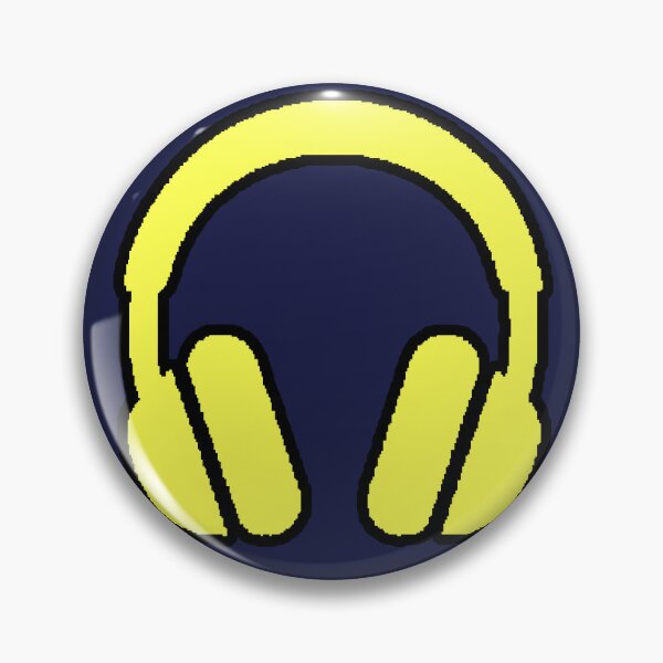 Item preview, Neon Yellow Headphones Minimalist Icon Music designed and sold by AstronautMerch.