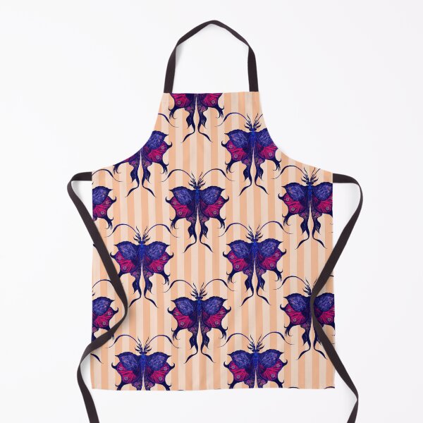 Item preview, Vintage Gothic Butterfly Stripe Pattern designed and sold by VirtuallyCreativ .