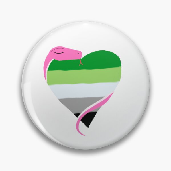 Item preview, Snake Hugs: Aromantic Flag  designed and sold by gaydragongeek.