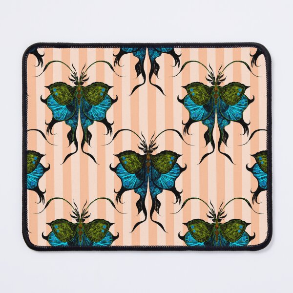 Item preview, Vintage Gothic Butterfly Stripe Pattern designed and sold by VirtuallyCreativ .