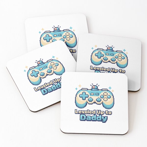 Item preview, Leveled Up to Daddy – Father’s Day  designed and sold by LuveraxArt.