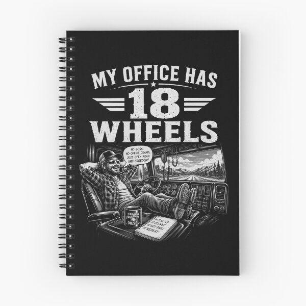 Item preview, My Office Has 18 Wheels – Funny Truck Driver Freedom Design designed and sold by MargaretaArt.