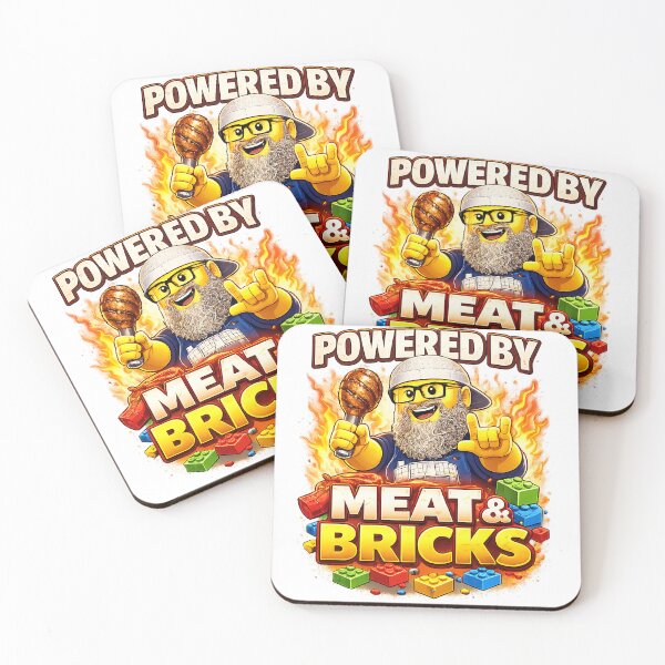 Item preview, Powered by Meat & Bricks designed and sold by Barely Operational.
