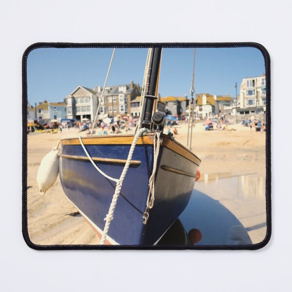 Item preview, Blue Fishing Boat, St Ives, Cornwall designed and sold by Art-of-darkness.