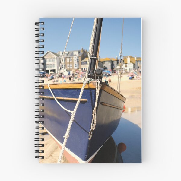 Item preview, Blue Fishing Boat, St Ives, Cornwall designed and sold by Art-of-darkness.