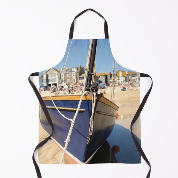 Item preview, Blue Fishing Boat, St Ives, Cornwall designed and sold by Art-of-darkness.